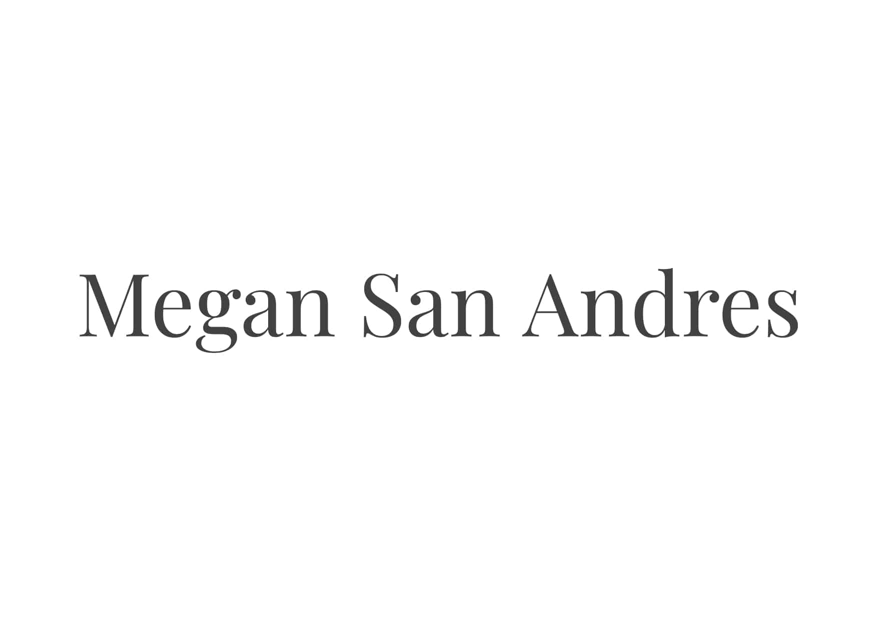 By Megan San Andres